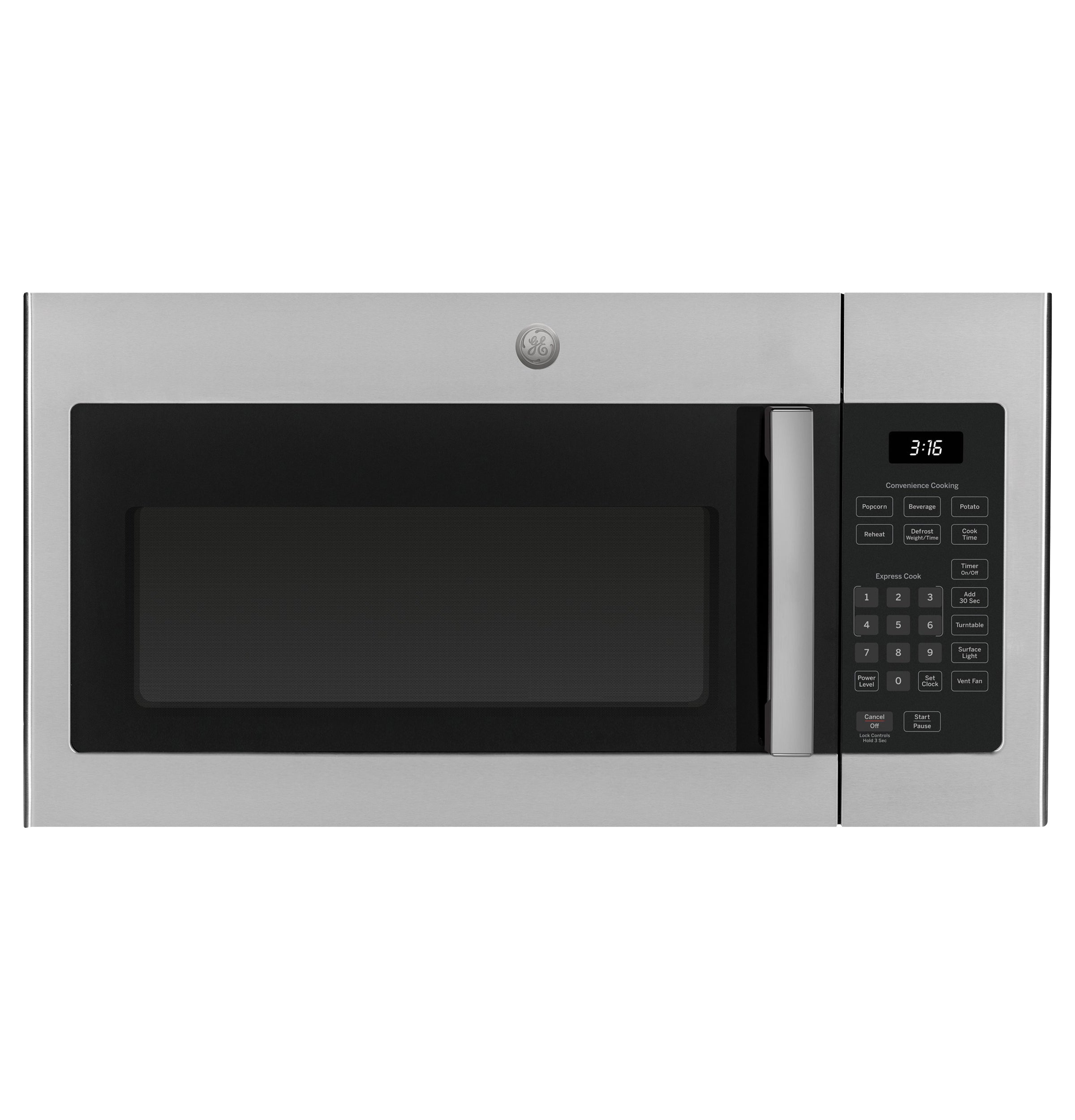 GE STAINLESS MICROWAVE - Pearl Silver|Black - Microwaves