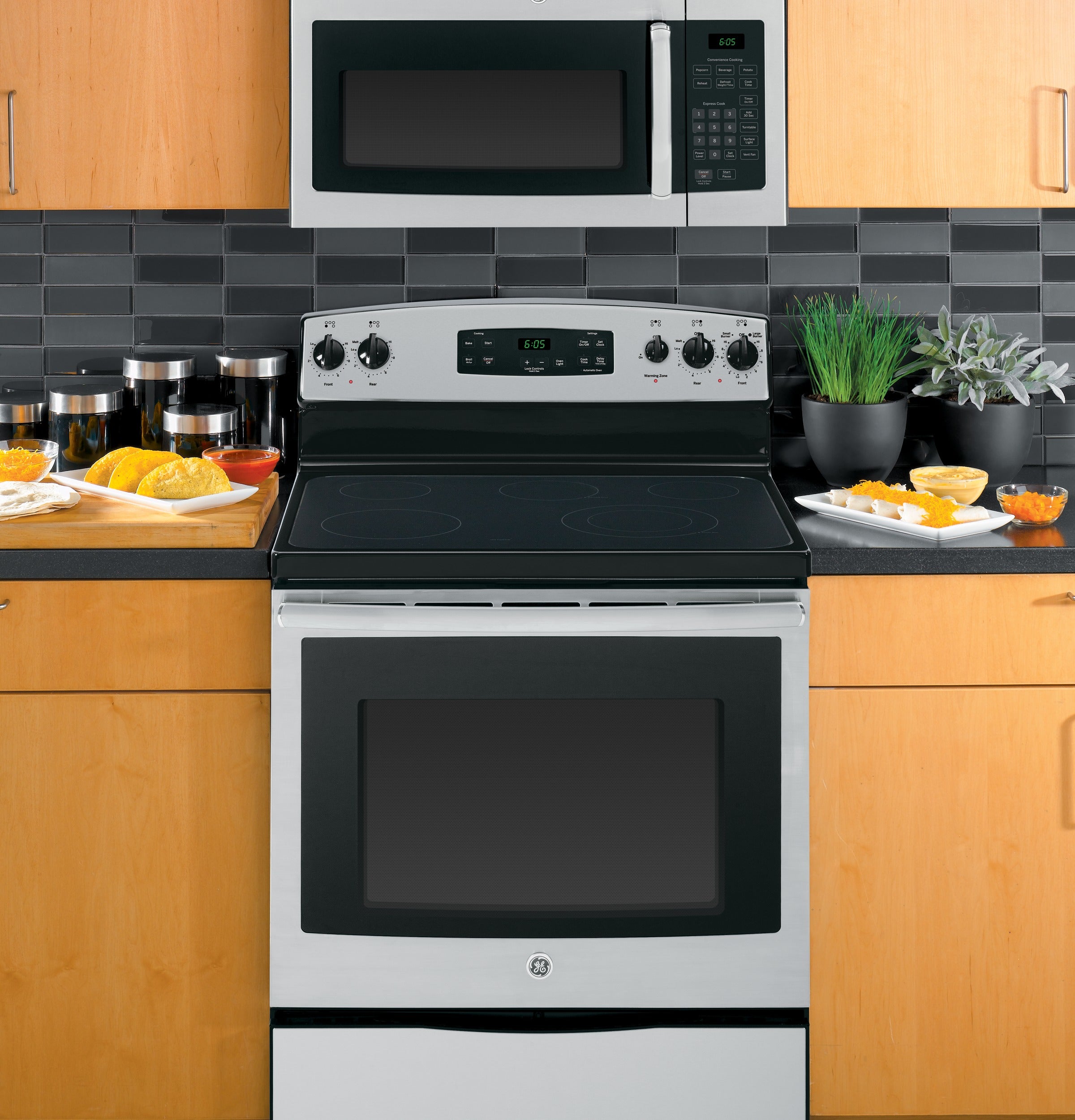 GE STAINLESS MICROWAVE - Pearl Silver|Black - Microwaves - Additional View 9