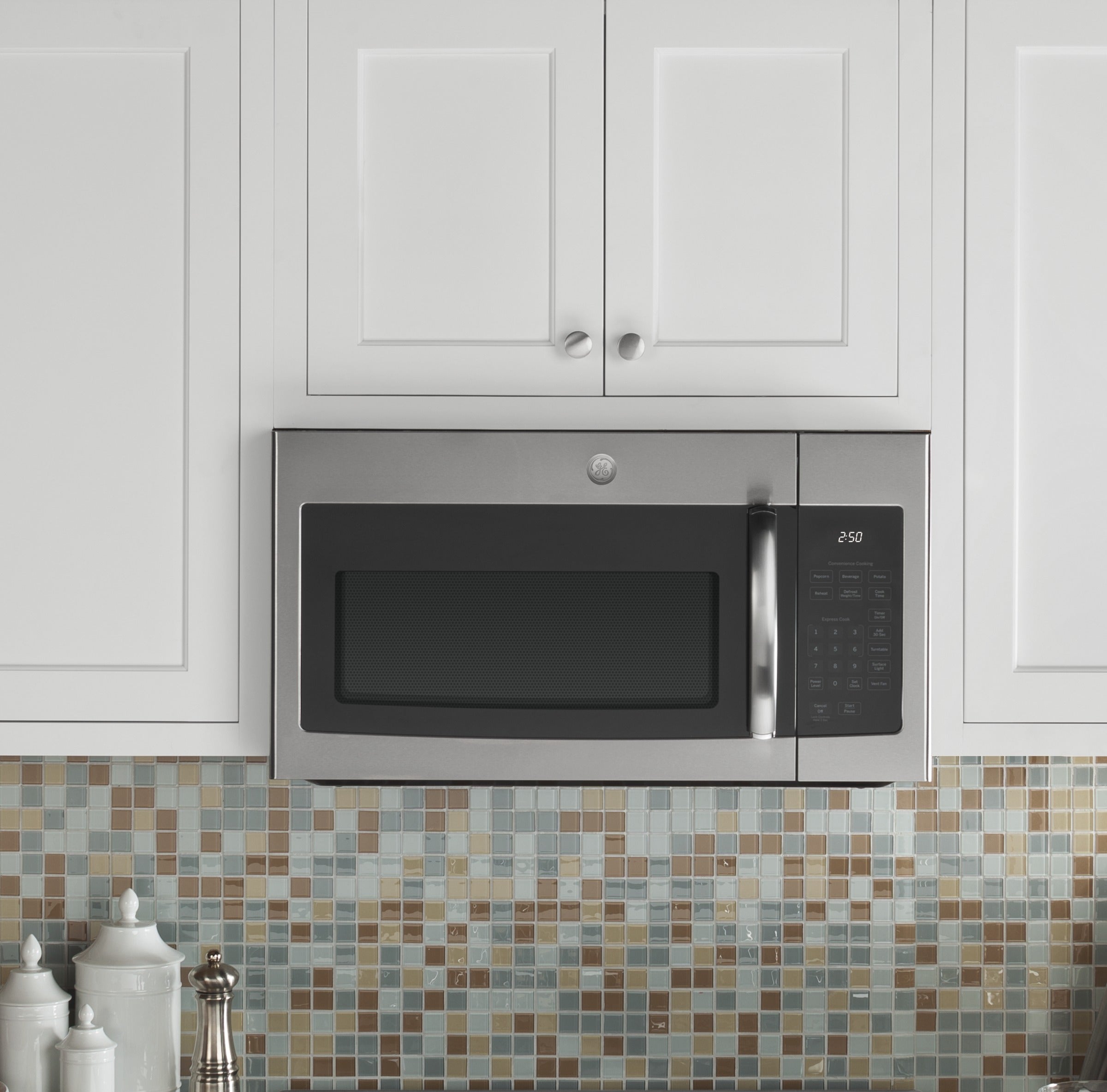 GE STAINLESS MICROWAVE - Pearl Silver|Black - Microwaves - Additional View 10