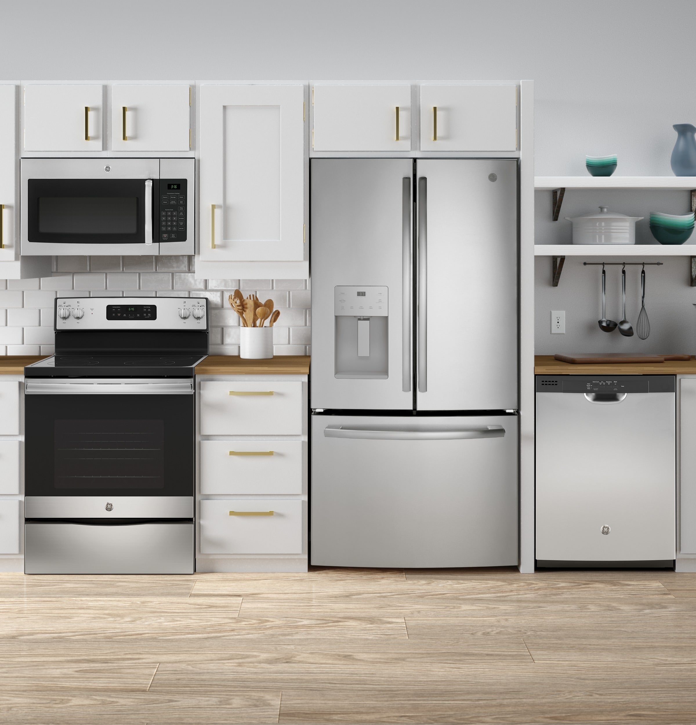 GE STAINLESS MICROWAVE - Pearl Silver|Black - Microwaves - Additional View 12