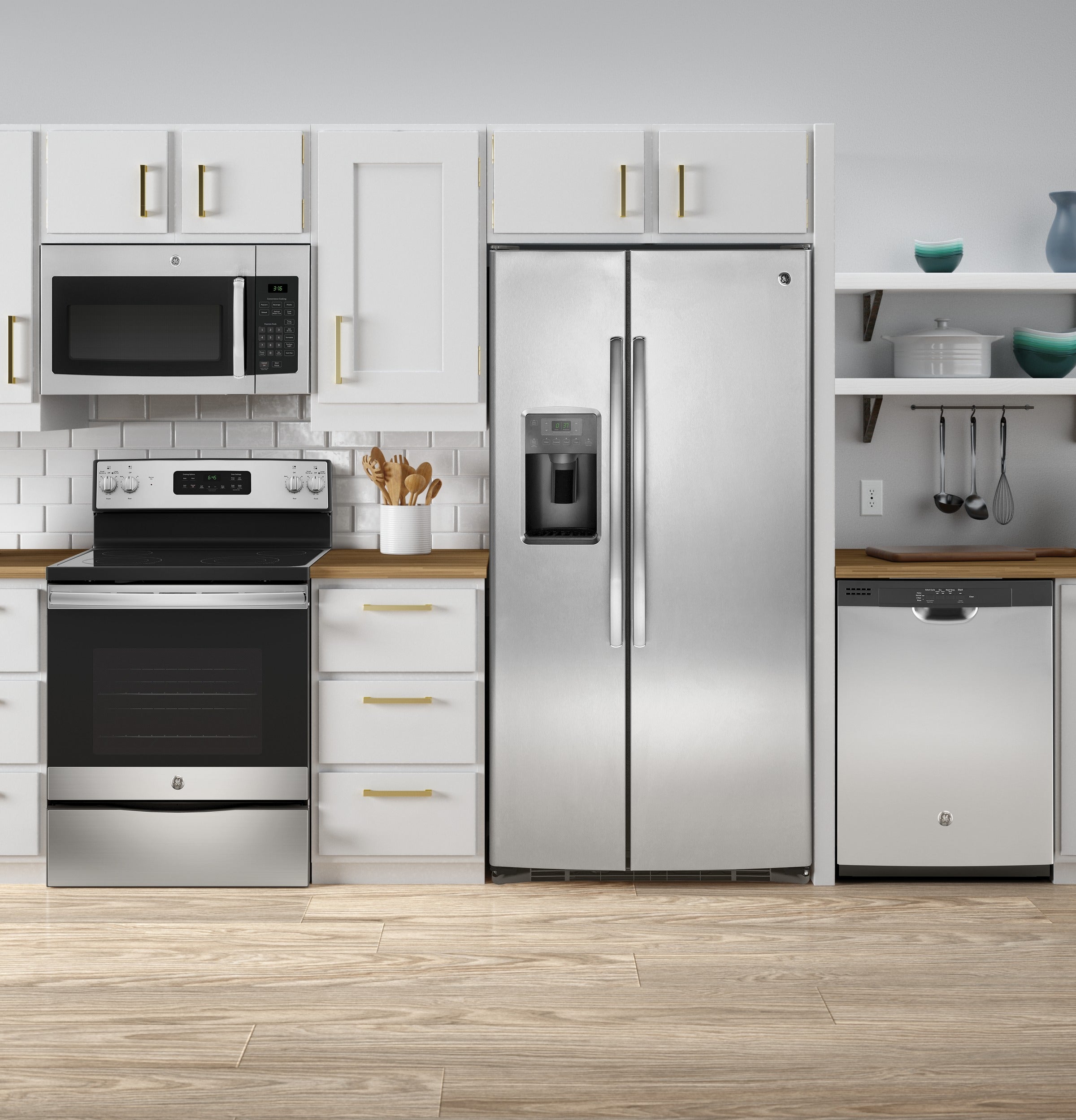 GE STAINLESS MICROWAVE - Pearl Silver|Black - Microwaves - Additional View 13