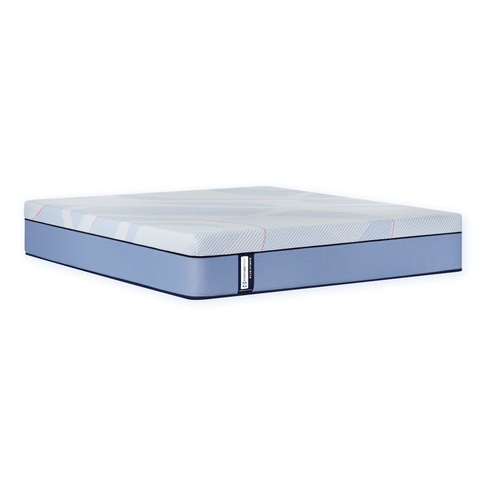 Tempur Sealy - PATERSON II HYBRID MEDIUM TWIN MATTRESS - Light Blue|Blue Fabric - Mattresses - Additional View 8