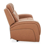 Jacek Leather Power Sofa With Drop Down Table And Immersive