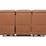 Jacek Leather Power Sofa With Drop Down Table And Immersive