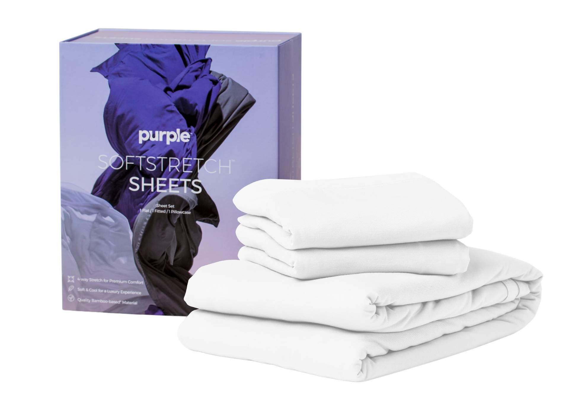 SOFTSTRETCH TRUE WHITE KING SHEETS