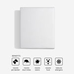 Bedgear - QUEEN MATTRESS SKIN ENCASEMENT - White Fabric - Protectors - Additional View 2