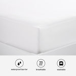 Bedgear - QUEEN MATTRESS SKIN ENCASEMENT - White Fabric - Protectors - Additional View 3