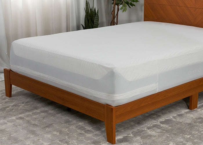 Bedgear - QUEEN MATTRESS SKIN ENCASEMENT - White Fabric - Protectors - Additional View 6