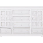 International Furniture Direct - Terra Dresser - White - Wood - Dresser & Mirror