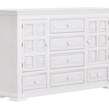 International Furniture Direct - Terra Dresser - White - Wood - Dresser & Mirror - Additional View 1