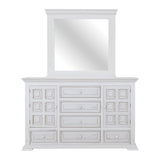 International Furniture Direct - Terra Dresser - White - Wood - Dresser & Mirror - Additional View 2