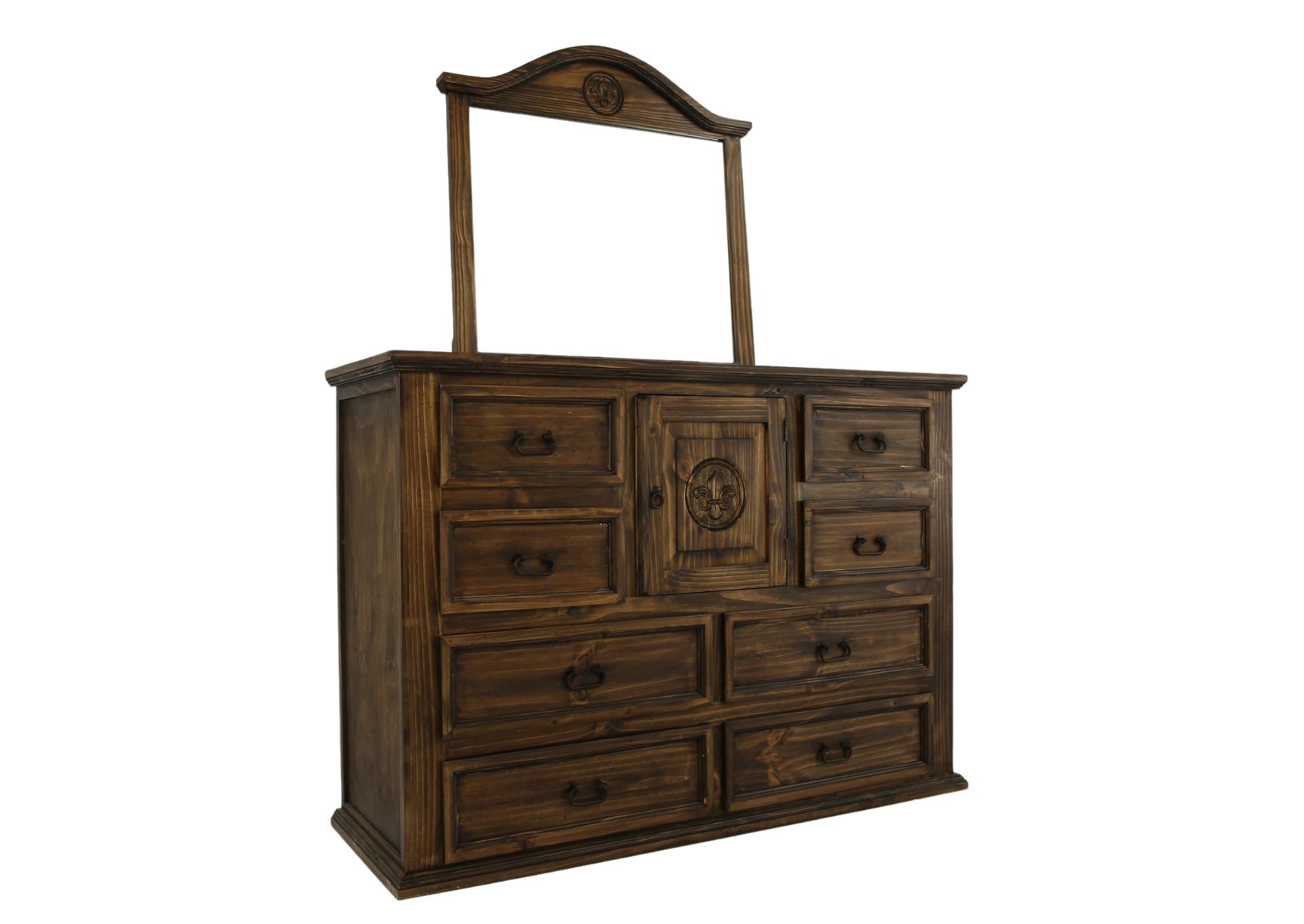 Mansion Fleur De Lis Dresser And Mirror - Additional View 1