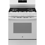 GE WHITE 30" FREE STANDING GAS RANGE - Ranges