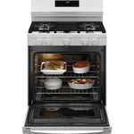 GE WHITE 30" FREE STANDING GAS RANGE - Ranges - Additional View 3