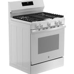 GE WHITE 30" FREE STANDING GAS RANGE - Ranges - Additional View 22