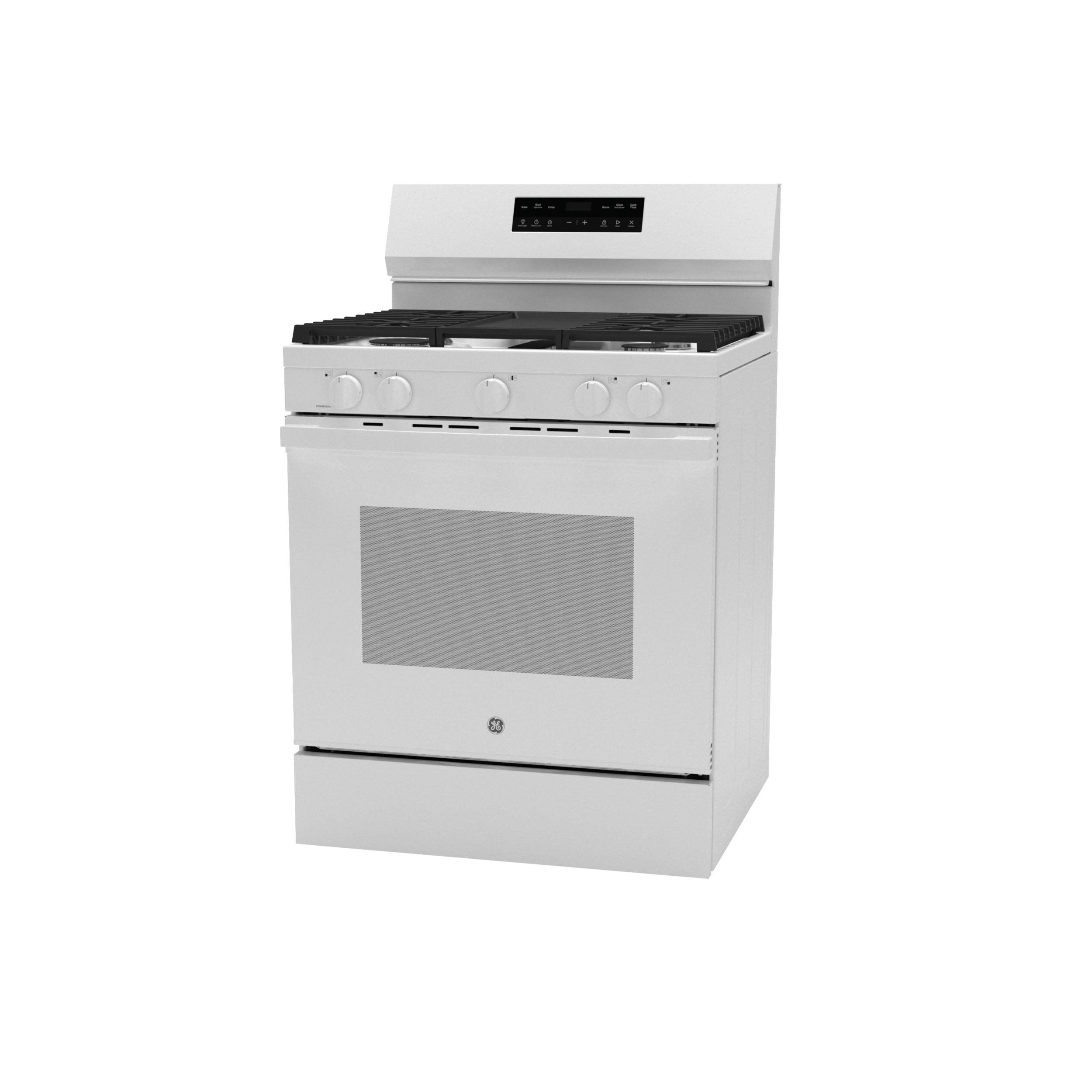 GE WHITE 30" FREE STANDING GAS RANGE - Ranges - Additional View 25