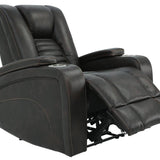 MAYNARD WALNUT 2P POWER RECLINER - Additional View 2