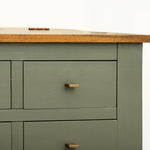 International Furniture Direct - TIMBER COCKTAIL TABLE - Green Wood - Tables - Additional View 4
