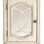 Ashley Furniture - Realyn Chair Side End Table - Insert Mirror - White / Brown - Light Brown Glass|Wood - Tables - Additional View 2