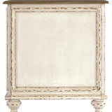 Ashley Furniture - Realyn Chair Side End Table - Insert Mirror - White / Brown - Light Brown Glass|Wood - Tables - Additional View 4