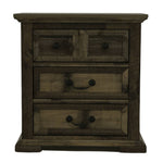 Mossberg Rustic Nightstand - Grey