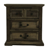 Mossberg Rustic Nightstand - Grey