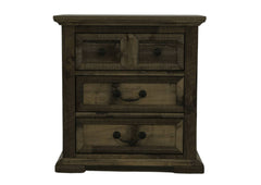 Mossberg Rustic Nightstand - Grey
