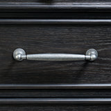 Elements International - KINGS COURT BLACK DRESSER AND MIRROR - Wood|Mirror - Dresser & Mirror - Additional View 9