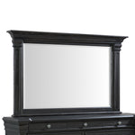 Elements International - KINGS COURT BLACK DRESSER AND MIRROR - Wood|Mirror - Dresser & Mirror - Additional View 12