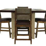 Jefferson 5 Piece Counter Height Dining Set