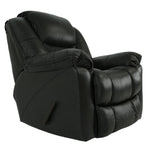 Mustang Leather Rocker Recliner - Charcoal - Additional View 1