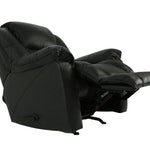 Mustang Leather Rocker Recliner - Charcoal - Additional View 2