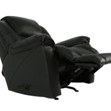 Mustang Leather Rocker Recliner - Charcoal - Additional View 2
