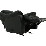 Mustang Leather Rocker Recliner - Charcoal - Additional View 3