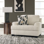 Ashley Furniture - HEARTCORT QUARTZ OVERSIZED CHAIR - Beige Fabric - Chairs - Additional View 1