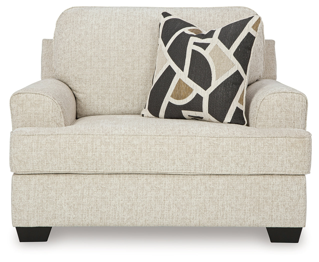 Ashley Furniture - HEARTCORT QUARTZ OVERSIZED CHAIR - Beige Fabric - Chairs - Additional View 2