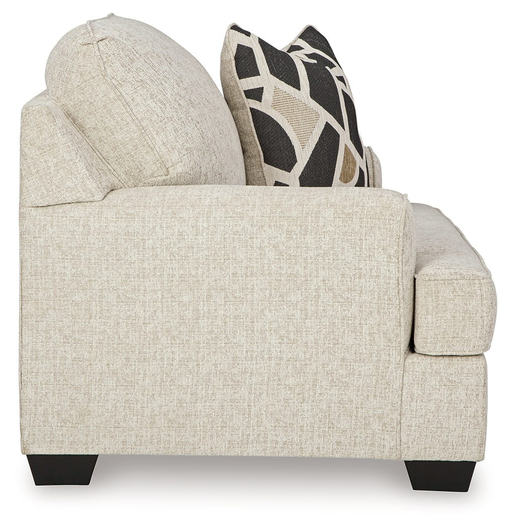 Ashley Furniture - HEARTCORT QUARTZ OVERSIZED CHAIR - Beige Fabric - Chairs - Additional View 3