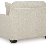 Ashley Furniture - HEARTCORT QUARTZ OVERSIZED CHAIR - Beige Fabric - Chairs - Additional View 4