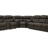 Haygen 3 Piece Power Sectional - Espresso