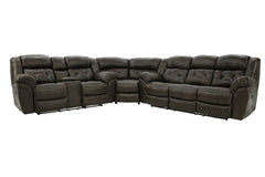 Haygen 3 Piece Power Sectional - Espresso
