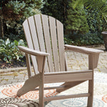 Ashley Furniture - Sundown Treasure Adirondack Chair - Brown - Light Brown Plastic - Chairs - Additional View 1