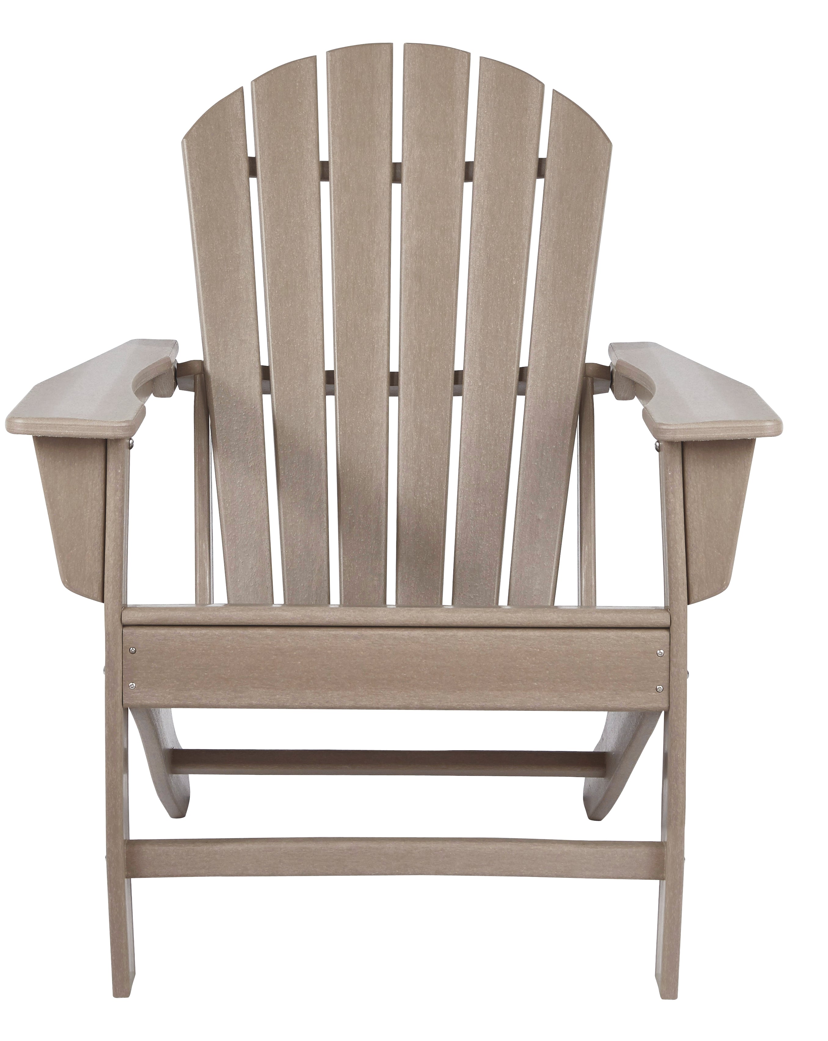 Ashley Furniture - Sundown Treasure Adirondack Chair - Brown - Light Brown Plastic - Chairs - Additional View 2