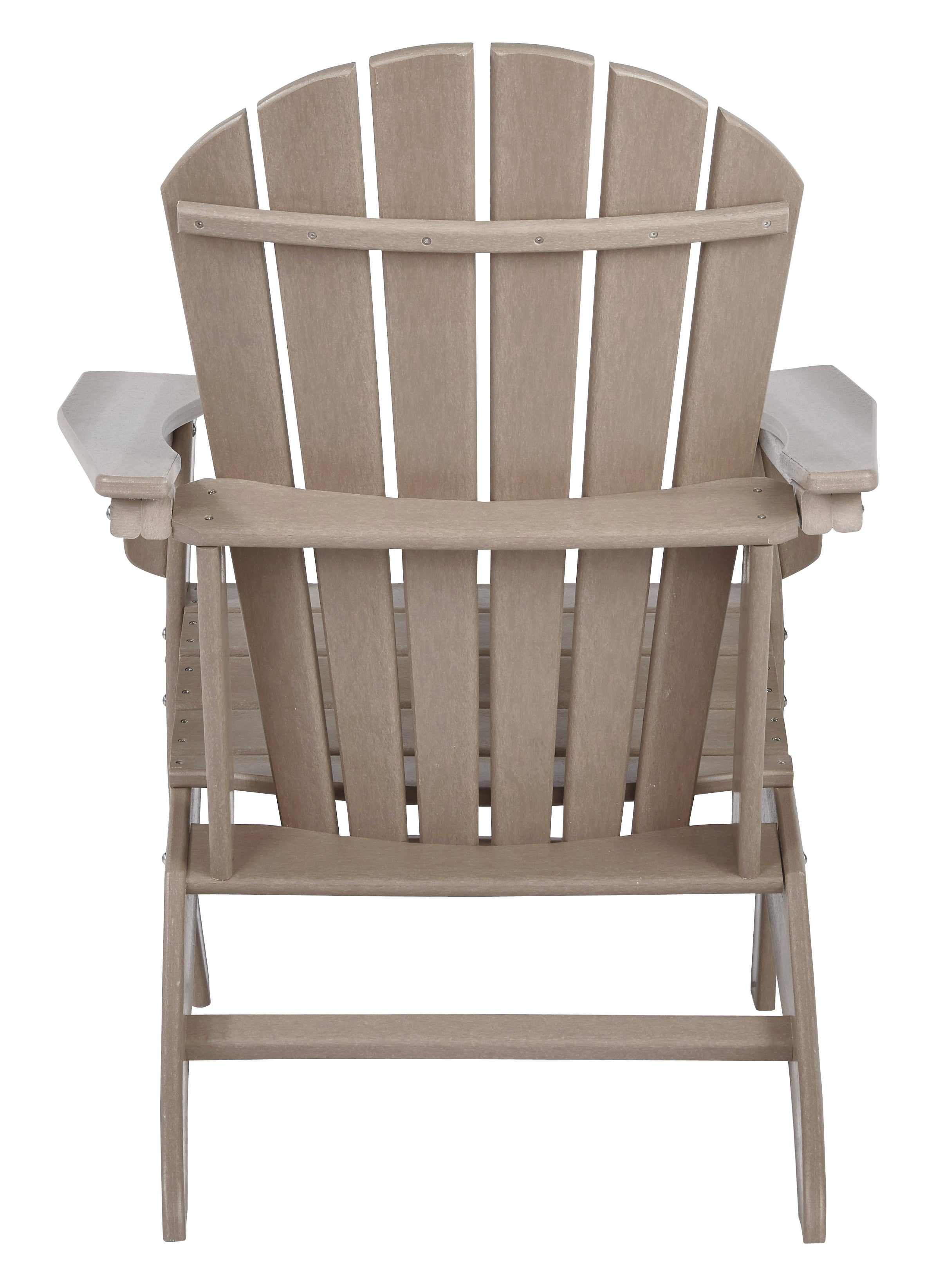 Ashley Furniture - Sundown Treasure Adirondack Chair - Brown - Light Brown Plastic - Chairs - Additional View 5