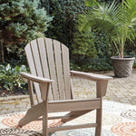 Ashley Furniture - Sundown Treasure Adirondack Chair - Brown - Light Brown Plastic - Chairs - Additional View 6