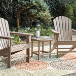 Ashley Furniture - Sundown Treasure Adirondack Chair - Brown - Light Brown Plastic - Chairs - Additional View 8
