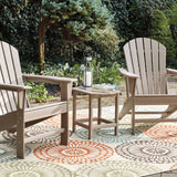 Ashley Furniture - Sundown Treasure Adirondack Chair - Brown - Light Brown Plastic - Chairs - Additional View 8