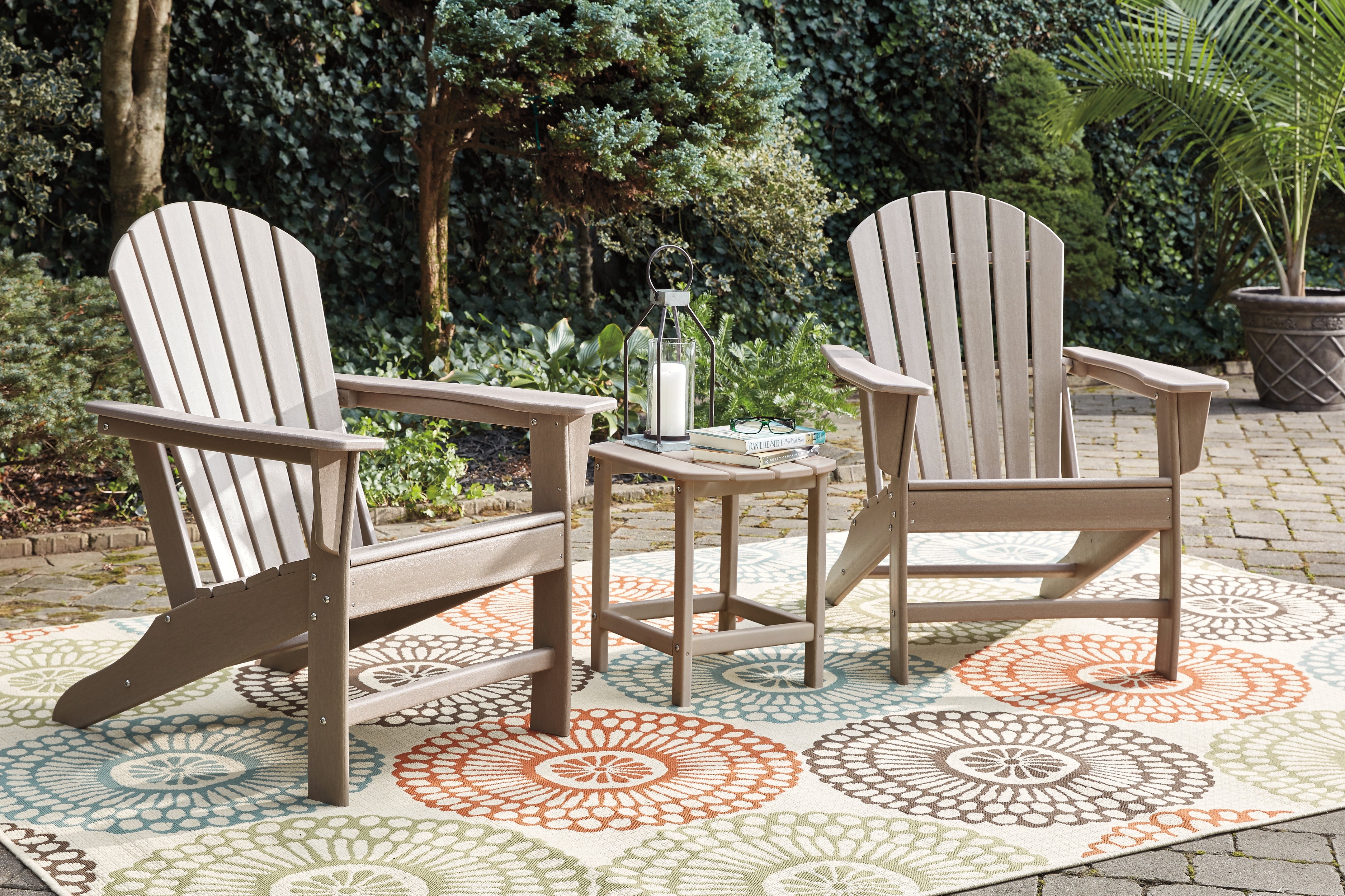 Ashley Furniture - Sundown Treasure Adirondack Chair - Brown - Light Brown Plastic - Chairs - Additional View 8