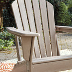 Ashley Furniture - Sundown Treasure Adirondack Chair - Brown - Light Brown Plastic - Chairs - Additional View 10