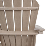 Ashley Furniture - Sundown Treasure Adirondack Chair - Brown - Light Brown Plastic - Chairs - Additional View 11