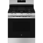 GE STAINLESS 30" FREE STANDING GAS RANGE - Pearl Silver|Black - Ranges